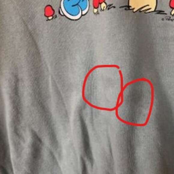 Torrid Smurfs Oversized Crewneck Sweatshirt - Picture 2 of 4